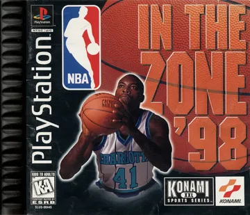 NBA in the Zone 98 (US) box cover front